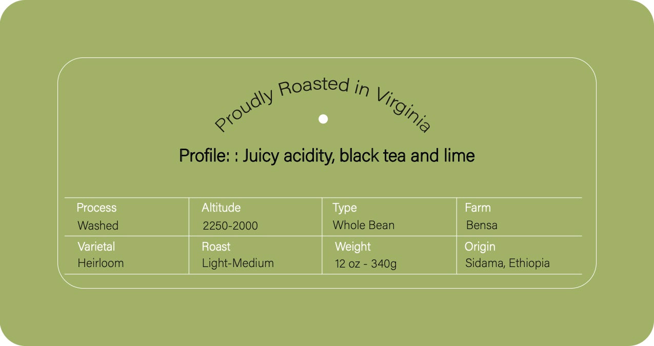 Light-medium Ethiopian Roasted Coffee Beans - Arabica Coffee