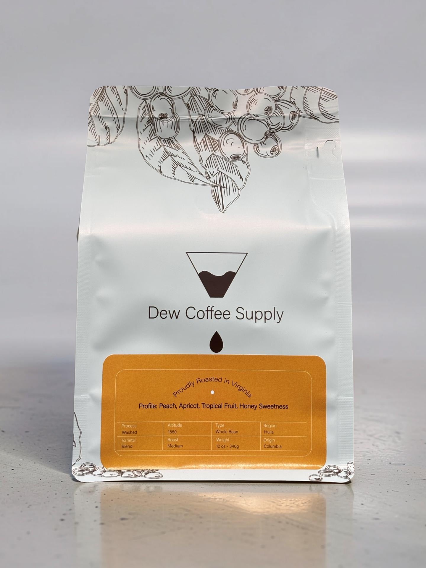 Colombian Medium Roast Coffee Beans - Arabica