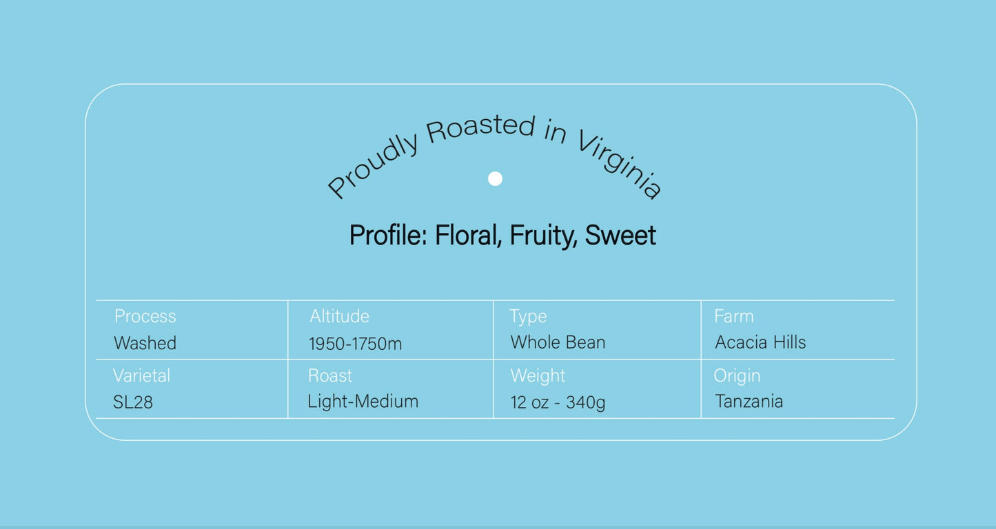 Tanzanian Roasted Whole Beans Coffee