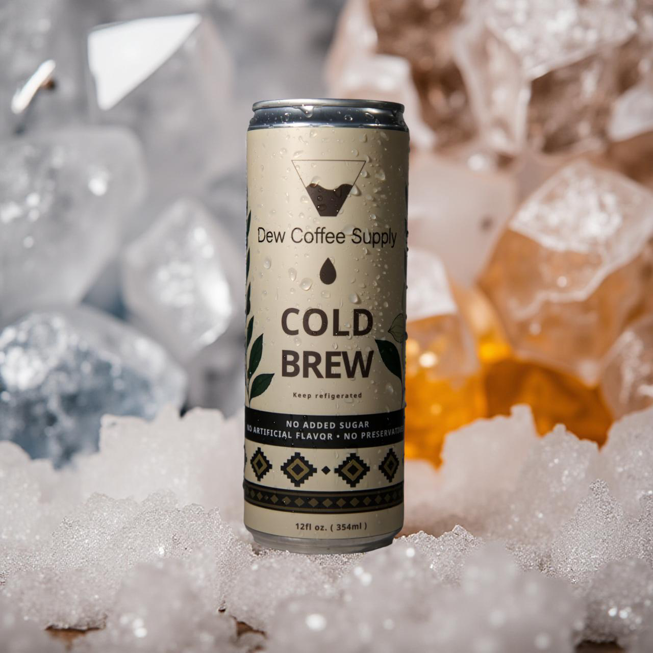 Cold Brew Coffee Can. Smooth medium-dark roast.